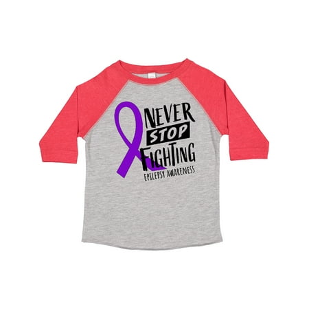 Inktastic Never Stop Fighting Epilepsy Awareness Purple Ribbon Gift Toddler Boy or Toddler Girl T-Shirt
Inktastic Never Stop Fighting Epilepsy Awareness Purple Ribbon Gift Toddler Boy or Toddler Girl T-Shirt