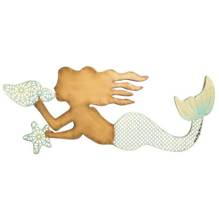Evergreen Enterprises, Inc Metal Mermaid Wall Decor