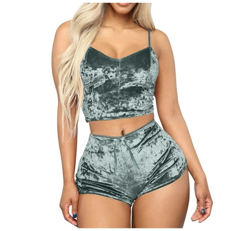 ZIZOCWA Cute Pajamas Sets for Women Woman Night Pajamas Womens Sleeveless Velvet 2 Camisole + Crop Pieces Top Outfit Romper Shorts Women Suits Sets Christmas Pajamas Shorts Set Women
ZIZOCWA Cute Pajamas Sets for Women Woman Night Pajamas Womens Sleeveless Velvet 2 Camisole + Crop Pieces Top Outfit Romper Shorts Women Suits Sets Christmas Pajamas Shorts Set Women
