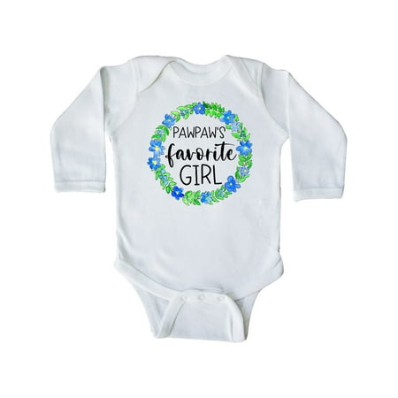 Inktastic Pawpaw s Favorite Girl Blue Flower Wreath Gift Baby Girl Long Sleeve Bodysuit
Inktastic Pawpaw s Favorite Girl Blue Flower Wreath Gift Baby Girl Long Sleeve Bodysuit