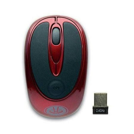 UPC 878260002061 product image for Gear Head MP2275RED Wireless Nano Mouse - 2.4 GHz, Optical, Red/Black | upcitemdb.com