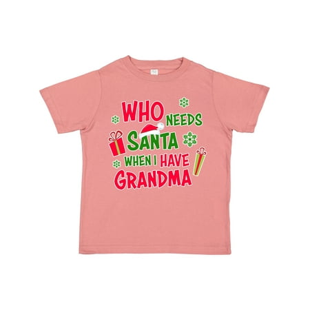 Inktastic Who Needs Santa when I Have Grandma Boys or Girls Toddler T-Shirt
Inktastic Who Needs Santa when I Have Grandma Boys or Girls Toddler T-Shirt