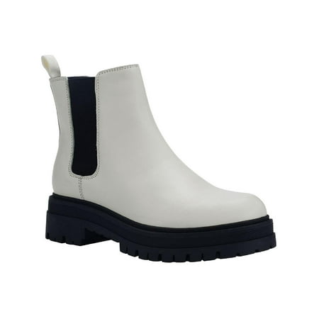 Marc Fisher Womens Pietro Leather Pull On Chelsea Boots