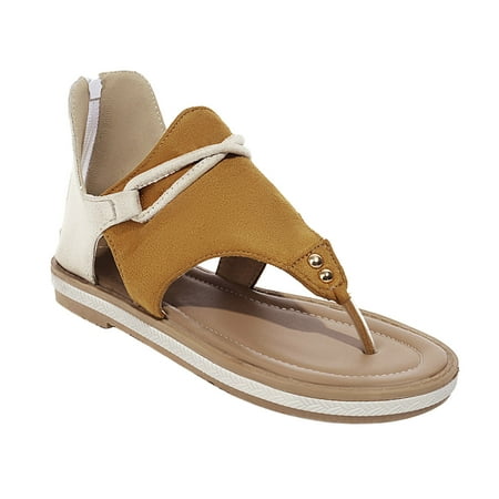 Womens Fashion Solid Color Microfiber Leather Low Heel Ladies Summer Sandals Summer Open Toe Slide Sandals Comfortable Flats Flip-Flops Sandal Casual Platforms Wedge Sandals Heeled Sandals A43917
Womens Fashion Solid Color Microfiber Leather Low Heel Ladies Summer Sandals Summer Open Toe Slide Sandals Comfortable Flats Flip-Flops Sandal Casual Platforms Wedge Sandals Heeled Sandals A43917