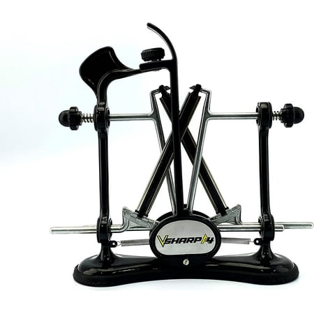 Warthog V-Sharp Knife Sharpeners 325 Grit Diamond Rods with Adjustable Angles Professional Knife Sharpener System Metal Frame Construction Black
Warthog V-Sharp Knife Sharpeners 325 Grit Diamond Rods with Adjustable Angles Professional Knife Sharpener System Metal Frame Construction Black