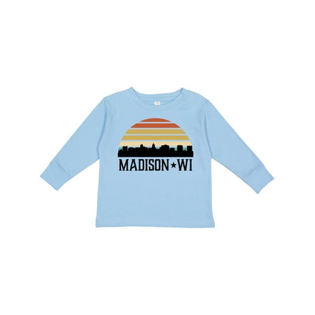 Inktastic Madison Wisconsin Skyline Retro Sunset Gift Toddler Boy or Toddler Girl Long Sleeve T-Shirt
Inktastic Madison Wisconsin Skyline Retro Sunset Gift Toddler Boy or Toddler Girl Long Sleeve T-Shirt