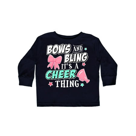 Inktastic Bows and Bling Its a Cheerleading Thing with White Outline Gift Toddler Toddler Girl Long Sleeve T-Shirt
Inktastic Bows and Bling Its a Cheerleading Thing with White Outline Gift Toddler Toddler Girl Long Sleeve T-Shirt