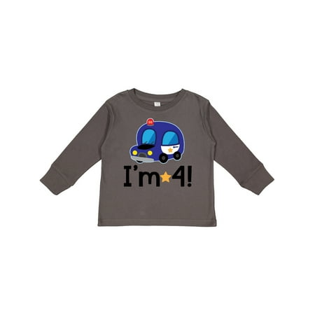 Inktastic 4th Birthday Boys Police Car Policeman Gift Toddler Boy Girl Long Sleeve T-Shirt
Inktastic 4th Birthday Boys Police Car Policeman Gift Toddler Boy Girl Long Sleeve T-Shirt