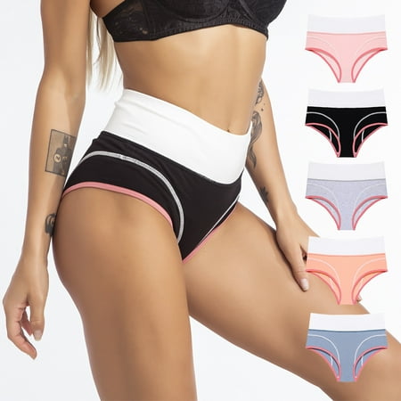 Jieowen Women s Cotton Underwear High Waist Full Coverage Brief Panties 4 Pack Soft Breathable Stretch Briefs Plus Size
Jieowen Women s Cotton Underwear High Waist Full Coverage Brief Panties 4 Pack Soft Breathable Stretch Briefs Plus Size