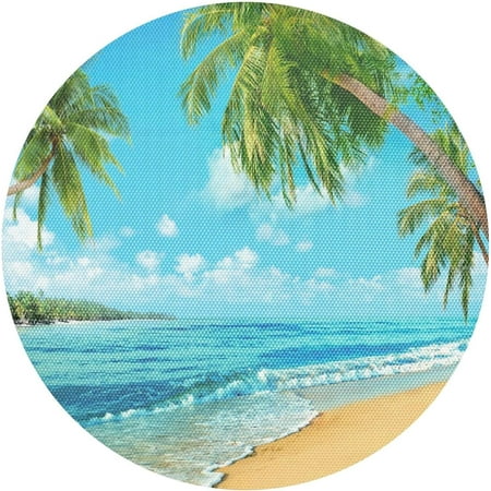 Hyjoy Seaside Beach Placemats 6Pcs Holidays PVC Weave Place Mats Table Mats Non-Slip Easy to Clean for Home Kitchen BBQ Party Table Decor 15.4×15.4in
Hyjoy Seaside Beach Placemats 6Pcs Holidays PVC Weave Place Mats Table Mats Non-Slip Easy to Clean for Home Kitchen BBQ Party Table Decor 15.4×15.4in