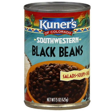 Kuner's Southwestern Black Beans, 15 oz (Pack of 12)