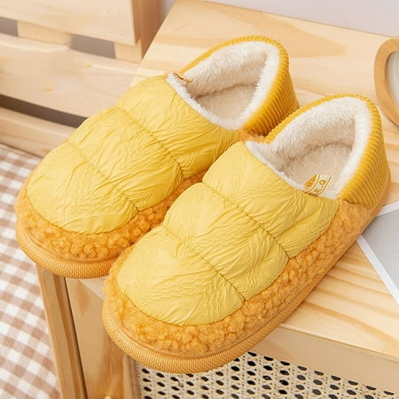 Winter Fashion with Heel Cotton Slippers Home Warm Shoes Women Men Plush Slides Anti-Slip Thick-Soled Dual-Purpose Shoes
Winter Fashion with Heel Cotton Slippers Home Warm Shoes Women Men Plush Slides Anti-Slip Thick-Soled Dual-Purpose Shoes