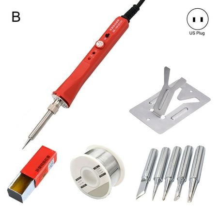 SouthEle 80W Adjustable Alloy Thermostat Electric Soldering Iron Welding Pen Repair Tools
SouthEle 80W Adjustable Alloy Thermostat Electric Soldering Iron Welding Pen Repair Tools