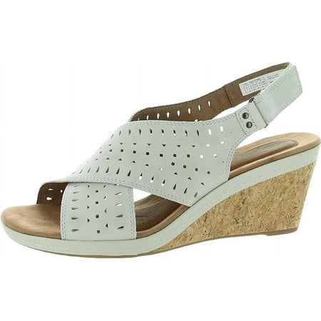 Cobb Hill Janna Slingback Women s White Sandals 7W