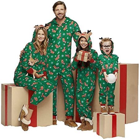 Zukuco Christmas Family Matching Pajamas for Adult Kids Baby Reindeer Romper Long Sleeve One Piece Hoodie Jumpsuit Pjs
Zukuco Christmas Family Matching Pajamas for Adult Kids Baby Reindeer Romper Long Sleeve One Piece Hoodie Jumpsuit Pjs