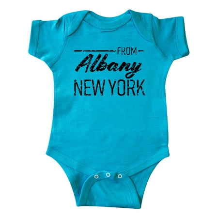 Inktastic From Albany New York in Black Distressed Text Gift Baby Boy or Baby Girl Bodysuit
Inktastic From Albany New York in Black Distressed Text Gift Baby Boy or Baby Girl Bodysuit