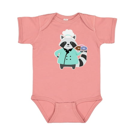 Inktastic Chef Raccoon Donut Cook Gift Baby Boy or Baby Girl Bodysuit