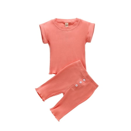 Seyurigaoka Boy Girl s 2 Pcs Solid Color Set Short Sleeve and Long Pants 6 Months-4 Years
Seyurigaoka Boy Girl s 2 Pcs Solid Color Set Short Sleeve and Long Pants 6 Months-4 Years