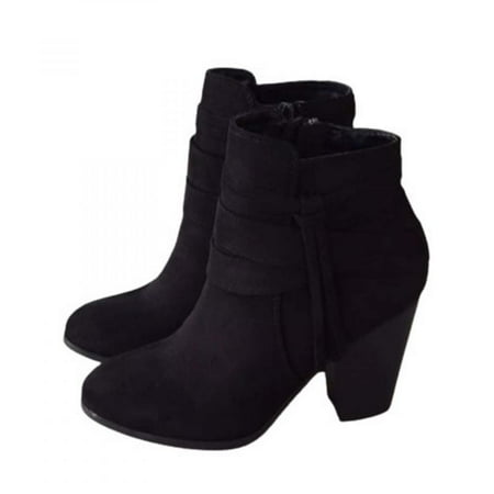 Tdoqot Winter Boots for Women- Chunky Heel Warm High-Heels Christmas Gifts Women s Ankle Boots Black 42
Tdoqot Winter Boots for Women- Chunky Heel Warm High-Heels Christmas Gifts Women s Ankle Boots Black 42