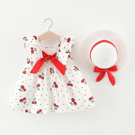 Hunpta Dot Dresses Toddler Hat Outfits Bow Princess Baby Sleeveless Kids Girls Girls Dress&Skirt
Hunpta Dot Dresses Toddler Hat Outfits Bow Princess Baby Sleeveless Kids Girls Girls Dress&Skirt