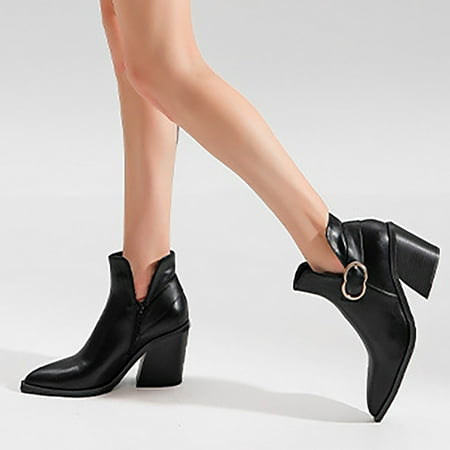 MIARHB Vintage Boots Short Boots Lace Up Thick High Heel Middle Boots Women s Short Boots
MIARHB Vintage Boots Short Boots Lace Up Thick High Heel Middle Boots Women s Short Boots