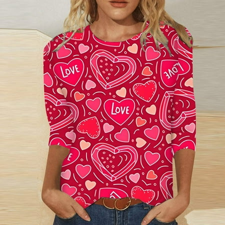 Aueoeo Oversized T Shirts for Women Tops for Women Casual Elegant Women s Fashion Printed Loose T-Shirt 3/4 Sleeves Blouse Round Neck Casual Tops
Aueoeo Oversized T Shirts for Women Tops for Women Casual Elegant Women s Fashion Printed Loose T-Shirt 3/4 Sleeves Blouse Round Neck Casual Tops