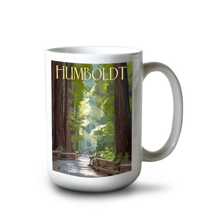 15 fl oz Ceramic Mug Humboldt California Redwoods Pathway in Trees Dishwasher & Microwave Safe
15 fl oz Ceramic Mug Humboldt California Redwoods Pathway in Trees Dishwasher & Microwave Safe