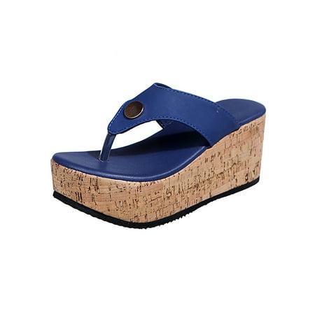 Crocowalk Ladies Slides Slip On Flip-flops Summer Sandals Women Footbeds Daily Non-slip Wedge Slippers Blue 4.5
Crocowalk Ladies Slides Slip On Flip-flops Summer Sandals Women Footbeds Daily Non-slip Wedge Slippers Blue 4.5