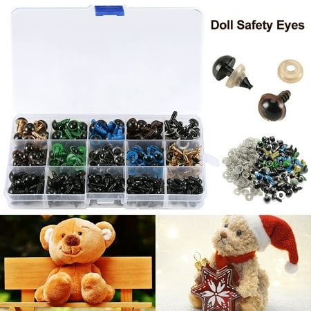 Egdank 128PCS Mix Color Doll Eyes Plastic Safety Nose and Washers Bear Making Screw Colorful for Making DIY Doll
Egdank 128PCS Mix Color Doll Eyes Plastic Safety Nose and Washers Bear Making Screw Colorful for Making DIY Doll