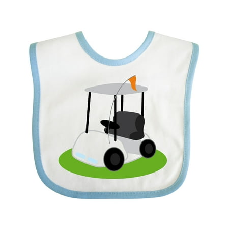 Inktastic Golf Cart Golfing Gift Baby Boy or Baby Girl Bib