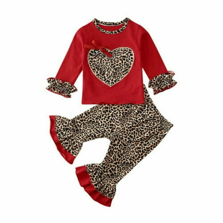 Kids Baby Girl Clothes Leopard Love And Heart Tops T-shirt+Pants Leggings Outfit
Kids Baby Girl Clothes Leopard Love And Heart Tops T-shirt+Pants Leggings Outfit
