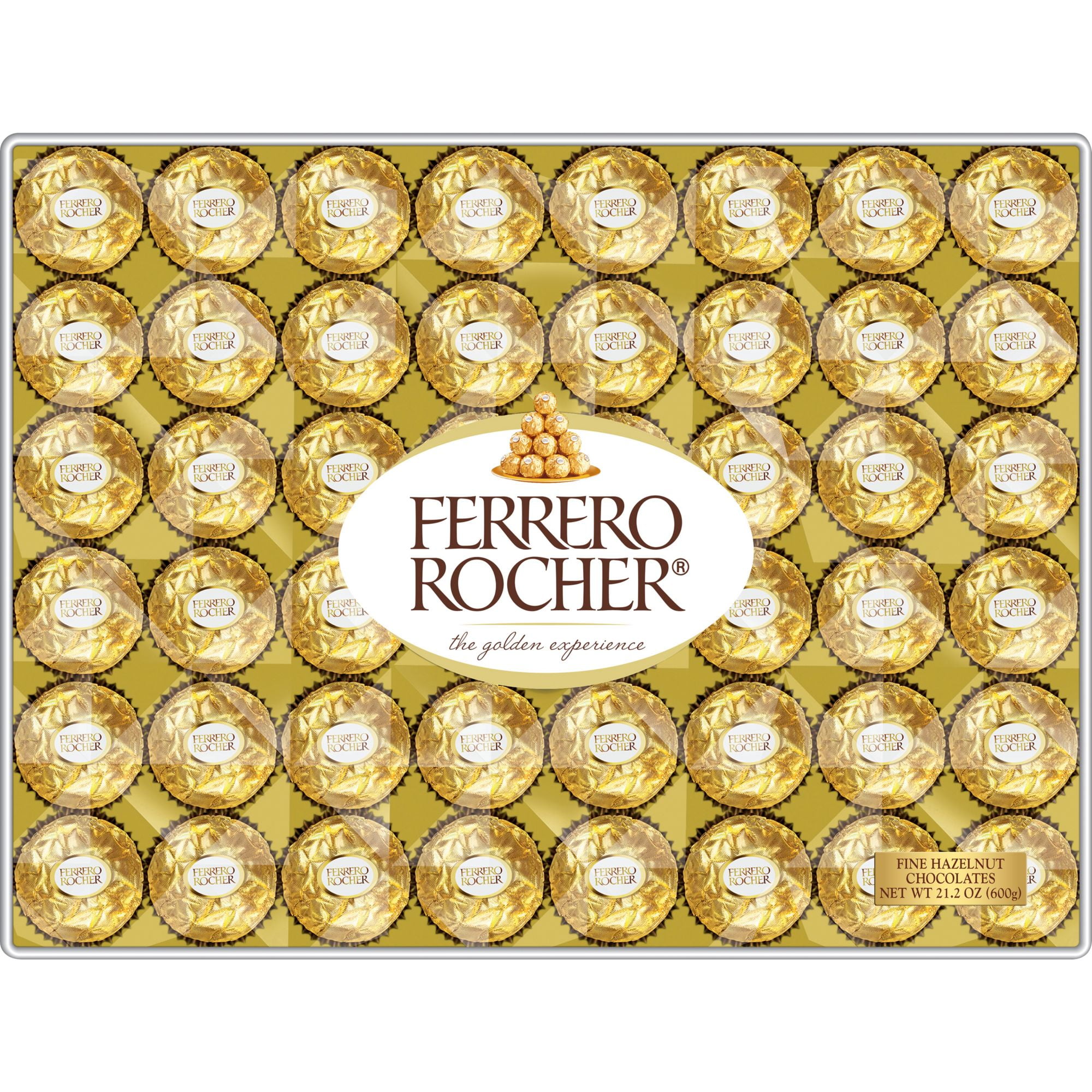 Ferrero Rocher Fine Hazelnut Chocolates Count Walmart