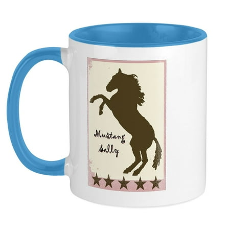 CafePress - Mustang Sally Mugs - Ceramic Coffee Tea Novelty Mug Cup 11 oz