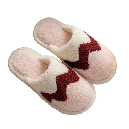 VEAREAR 1 Pair Men Winter Slippers Anti-slip Plush Contrast Color Couple Comfortable Thermal Unisex Thicken Winter Home Shoes Adult Shoes
VEAREAR 1 Pair Men Winter Slippers Anti-slip Plush Contrast Color Couple Comfortable Thermal Unisex Thicken Winter Home Shoes Adult Shoes