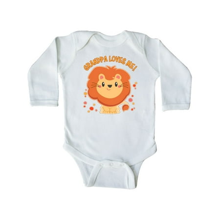 Inktastic Grandpa Loves Me- cute lion Gift Baby Boy or Baby Girl Long Sleeve Bodysuit
Inktastic Grandpa Loves Me- cute lion Gift Baby Boy or Baby Girl Long Sleeve Bodysuit