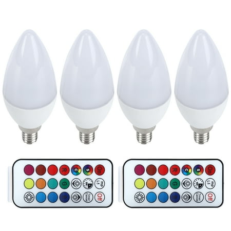 Candle Bulb 3W LED Chandelier Light Bulbs No Radiation For Chandelier Electric Candle Lamps E14 RGB+Pure White 6000K
Candle Bulb 3W LED Chandelier Light Bulbs No Radiation For Chandelier Electric Candle Lamps E14 RGB+Pure White 6000K