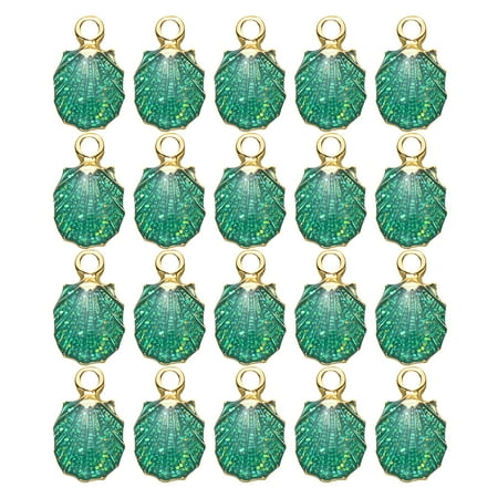 20 Pcs Alloy Hanging Pendant Accessories DIY Hanging Simulation Shell Grain Drip Oil Jewelry Earring Ornaments for Women Ladies (Shell Green)
20 Pcs Alloy Hanging Pendant Accessories DIY Hanging Simulation Shell Grain Drip Oil Jewelry Earring Ornaments for Women Ladies (Shell Green)