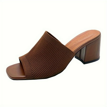 DONGGTG Stylish Women‘s Solid Color Chunky Heel Sandals for Fashionable Square Open Toe Dress Pumps and Comfortable Slip On Heels
DONGGTG Stylish Women‘s Solid Color Chunky Heel Sandals for Fashionable Square Open Toe Dress Pumps and Comfortable Slip On Heels