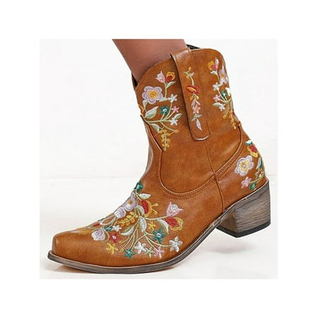 Audeban Women s Embroidered Mid Calf Booties Chunky Cowboy Boots Casual Slip On Shoes
Audeban Women s Embroidered Mid Calf Booties Chunky Cowboy Boots Casual Slip On Shoes