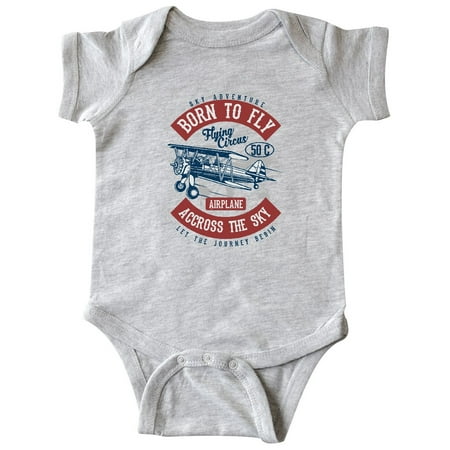 Inktastic Born To Fly Gift Baby Boy or Baby Girl Bodysuit