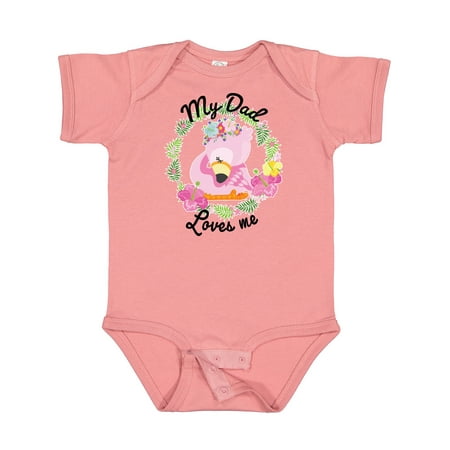 Inktastic Baby Flamingo My Dad Loves Me with Flower Wreath Gift Baby Boy or Baby Girl Bodysuit
Inktastic Baby Flamingo My Dad Loves Me with Flower Wreath Gift Baby Boy or Baby Girl Bodysuit