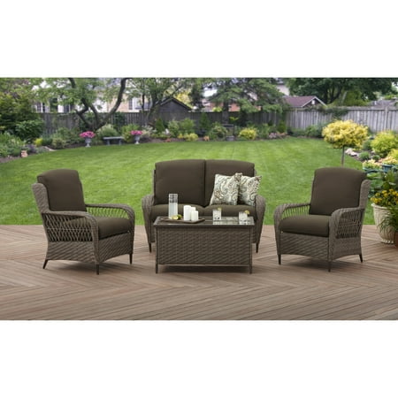 Better Homes and Gardens Manaville Wingback 4-Piece Conversation Set