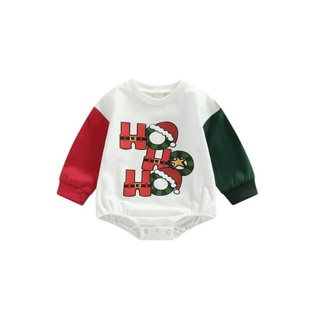 Gzhioc Christmas Toddler Baby Rompers Letter Printed Casual Long Sleeve Jumpsuit for Newborn Girl Boy 0-24 Months
Gzhioc Christmas Toddler Baby Rompers Letter Printed Casual Long Sleeve Jumpsuit for Newborn Girl Boy 0-24 Months