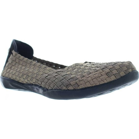 

Bernie Mev Women Catwalk Slip-On Flats Shoes Bronze 37