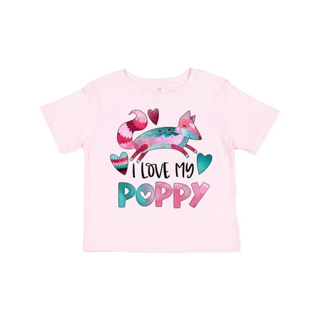Inktastic I Love My Poppy Pink and Blue Fox with Hearts Gift Toddler Boy or Toddler Girl T-Shirt
Inktastic I Love My Poppy Pink and Blue Fox with Hearts Gift Toddler Boy or Toddler Girl T-Shirt