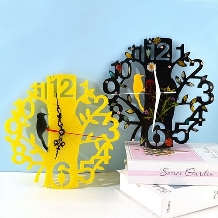 HYmarket Flower Clock Mold Eco-friendly Attractive Silicone DIY Crafts Flower Clock Pendant Mold for Home
HYmarket Flower Clock Mold Eco-friendly Attractive Silicone DIY Crafts Flower Clock Pendant Mold for Home