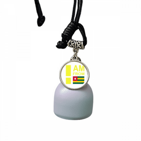 I Am From Togo Art Deco Fashion Wind Chimes Bell Car Pendant