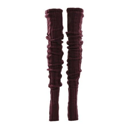 Herdignity Women Knitted Socks Solid Color Toeless Stocking Warm Wool Long Tube Socks for Winter
Herdignity Women Knitted Socks Solid Color Toeless Stocking Warm Wool Long Tube Socks for Winter