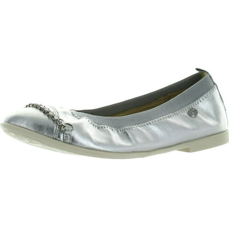 Naturino Girls 3845 Dress Casual Ballet Flats Shoes Silver 31