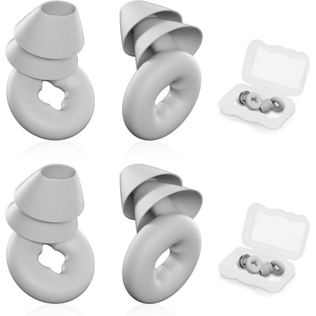 Ear Plugs For Sleeping Noise Cancelling 2 Pairs Waterproof Reusable Silicone Earplug Hearing Protection Ear Plug Are Suitable For Noise Reduction For Travel Snoring Concert Work Study
Ear Plugs For Sleeping Noise Cancelling 2 Pairs Waterproof Reusable Silicone Earplug Hearing Protection Ear Plug Are Suitable For Noise Reduction For Travel Snoring Concert Work Study